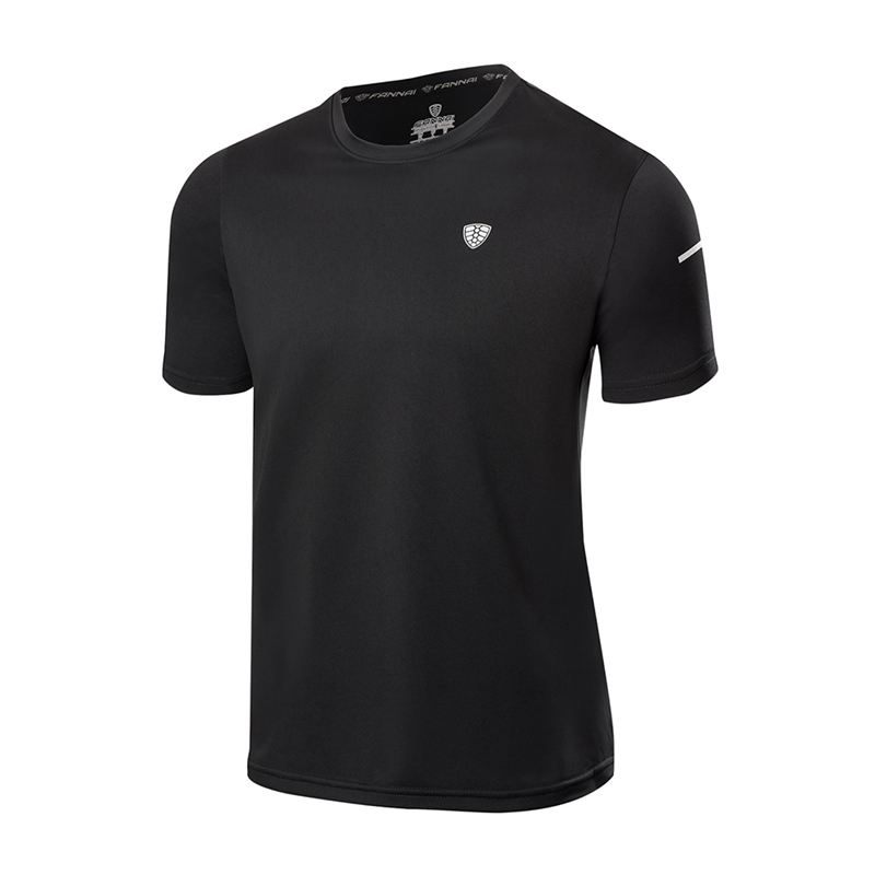 

Men Casual Short Sleeve T-Shirt Quick Drying Tee Tops Fitness Running Apparel Sportswear