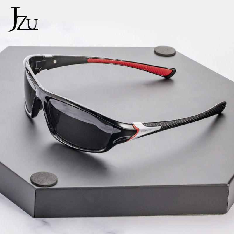 

JZU new high-end luxury driving mirror men's sunglasses polarized sunglasses men's retro driving classic goggle