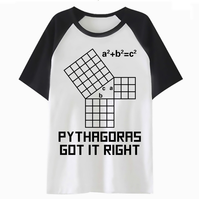 

Math t shirt streetwear men hop tee male top clothing tshirt hip harajuku funny for t-shirt PF4474, As pic