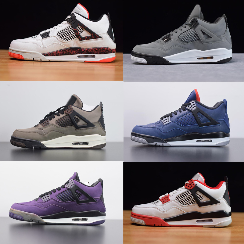 chaussures de basket pâle citron rotro champignon sport sneaker motorsport gs 4s bred chaussures de course plate-forme de coussin respirant maill