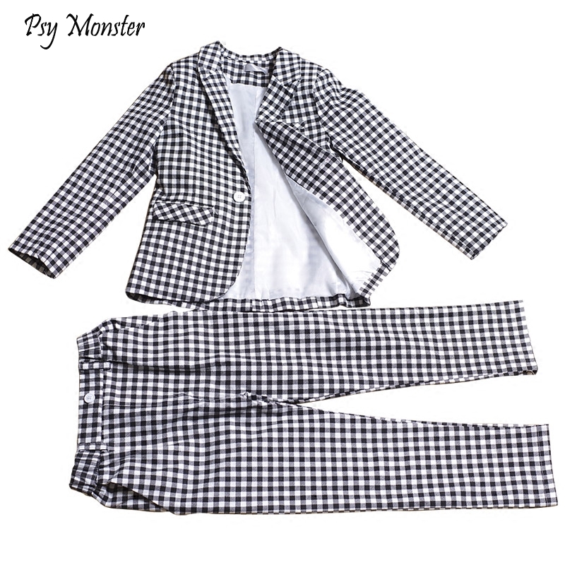 

Children's Formal Plaid Suit Set Summer Autumn Boys Blazer Shorts Handsome 2PCS Clothing Sets Kids Party Performance Costume, Vest shorts