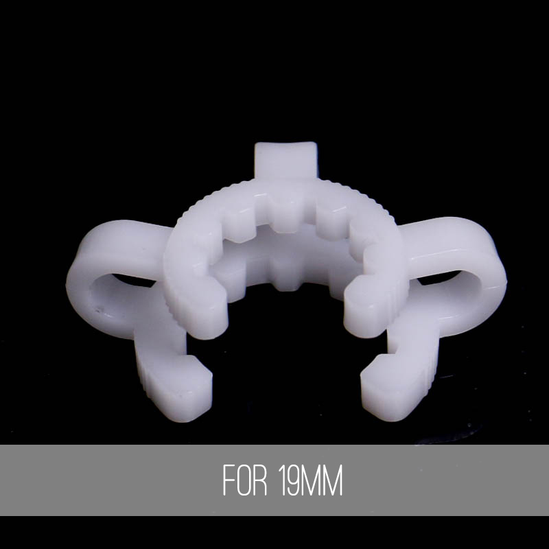 

PlasticClip connect glass bong 19mm many smoking color be mix Laboratory Lab Clamp Clip