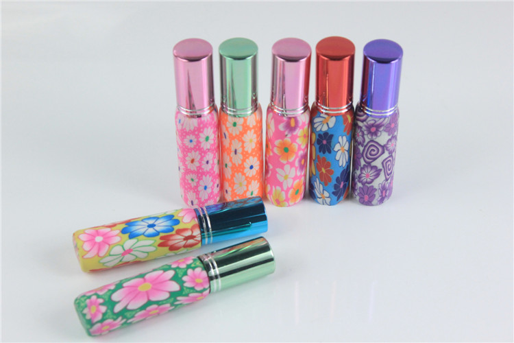 

5pcs/lot 10ml Colorful Travel Glass Small Empty Aromatic Fragrance Fine Mist Spray