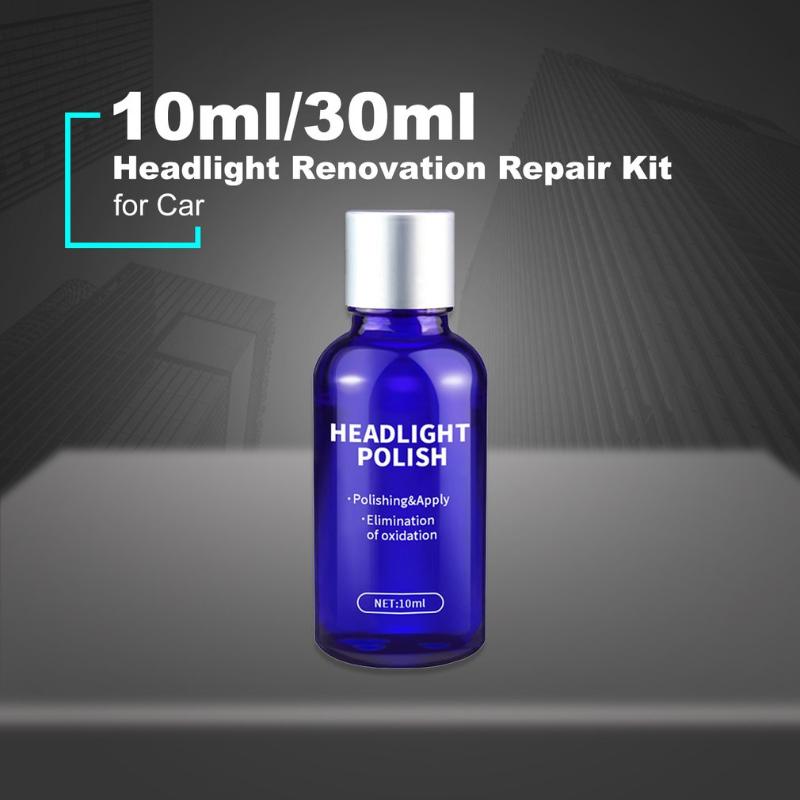 

10ml/30ml Car Headlight Renovation Repair Kit Repair Spray Polishing Coat Car UV Lights Polishing Tool Headlight Cleaning
