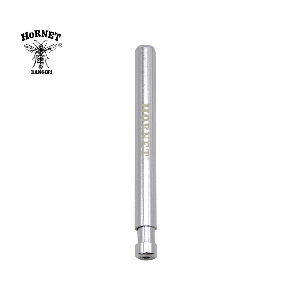 

HORNET Smoking Metal Pipe New Self Cleaning One Hitter 82MM Metal Bat Tobacco Smoking Cigarette Dugout Pipe Accessories