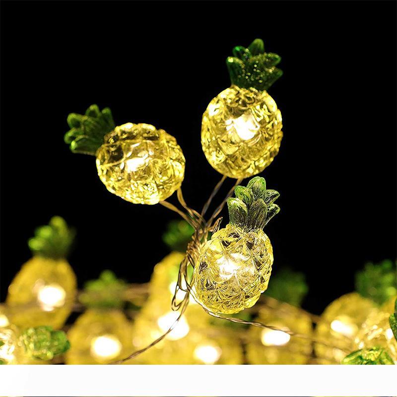 

Christmas Halloween Decorative pineapple String Lights 40 LED Weatherproof 8Mode Indoor and Outdoor Remote Control Copper Wire Lamp 10071