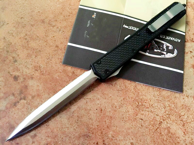 

8 models high quality Makora II 106 D2 blade T6-6061 black carton fiber tactical customized automatic knife automatic knives auto knife