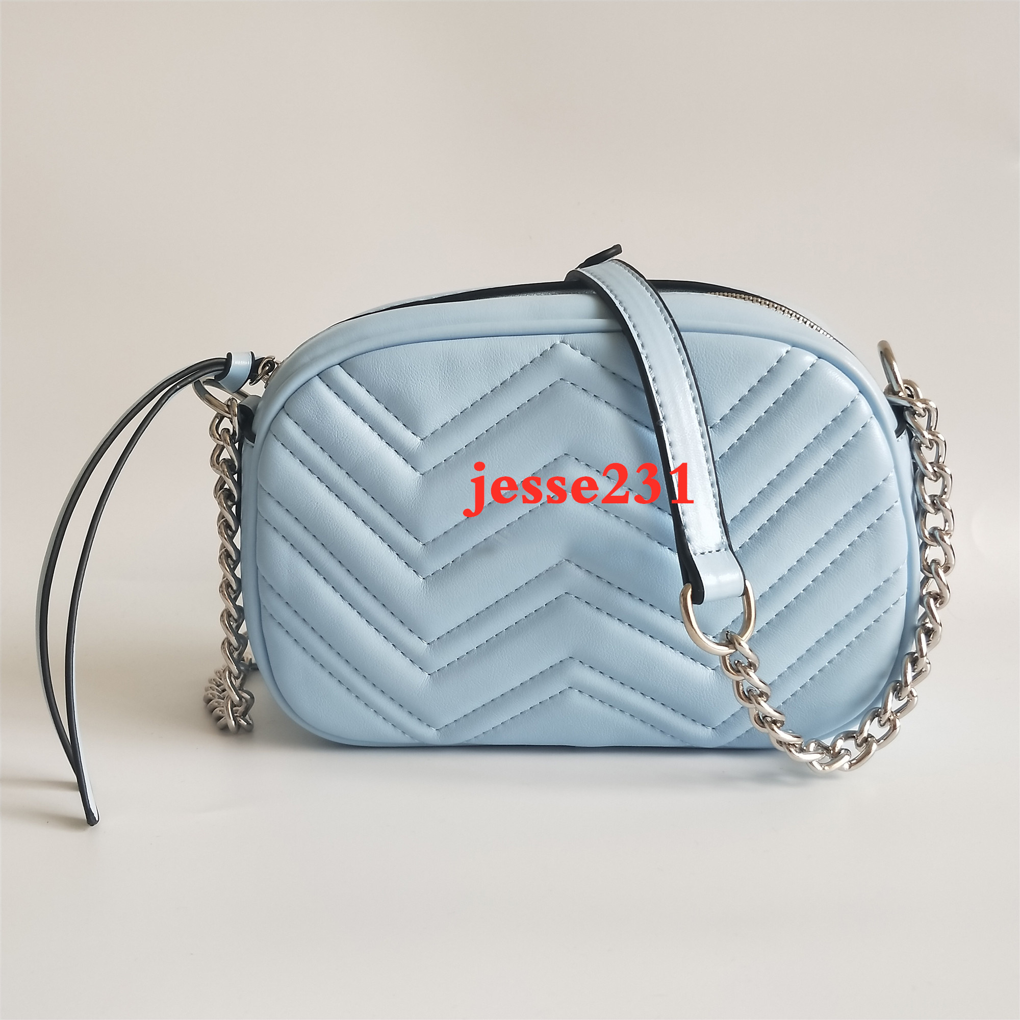 

High Quality New Style Women Handbags Silver Chain Shoulder Bags Crossbody Soho Bag Disco Messenger Bag Purse Wallet, Pink