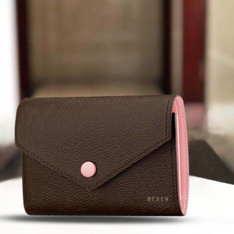 

old flower Women Wallet High Quality purse clutch fashion Date Code Original box purse woman lady 8 colors, Black