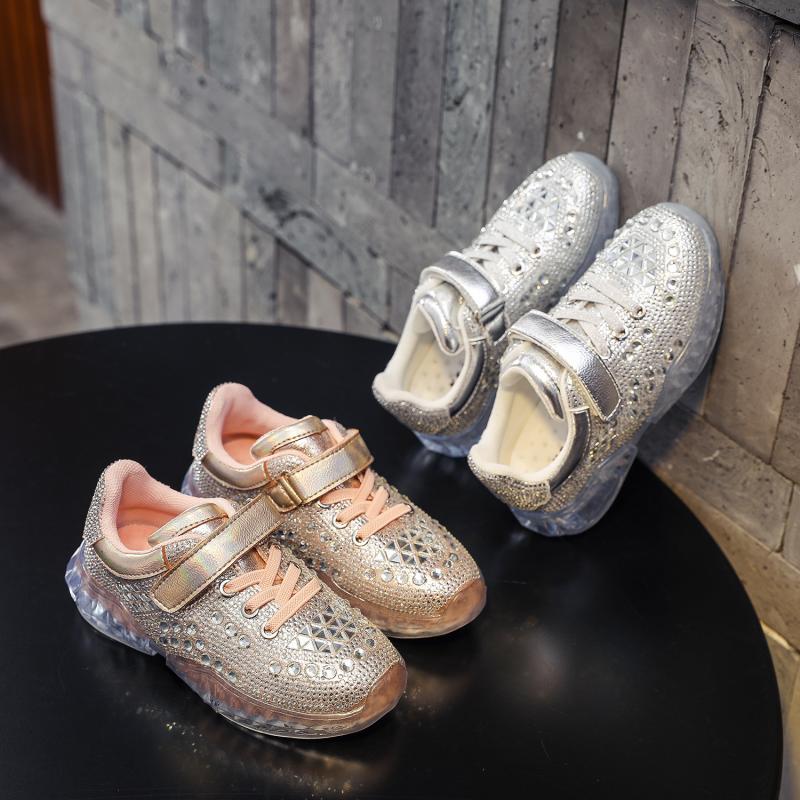 

FASHION Microfiber Leather Kids Sneakers For Girls Baby Shoes 2020 New Baby Boy Shoes For Girls Sneakers Childrenkids Train, Pink