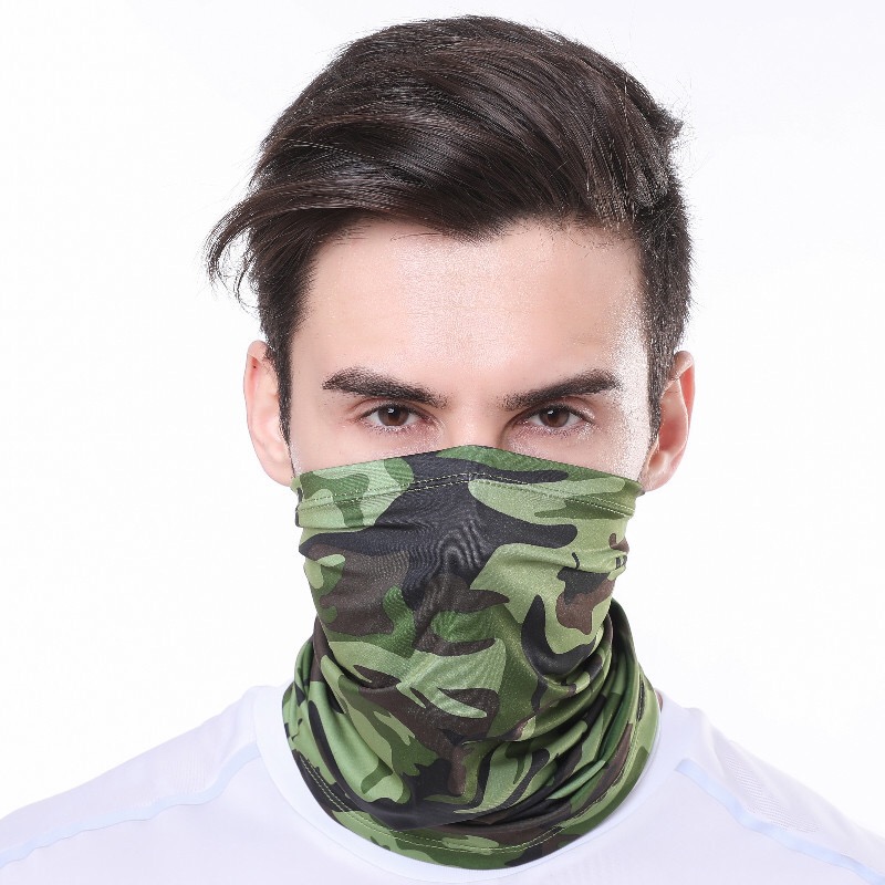 

Camouflage color Outdoor Sport Hiking Scarves Unisex Hiking Magic Scarf Seamless Bandana Riding Sweat Absorption Elasticity, Red