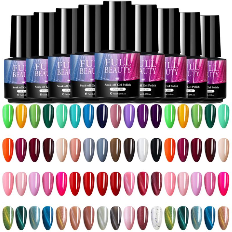 

1pcs Nail Gel Polish Glitter Permanent Cat Eye Effect Varnish Hybrid Starry Sky Jade Soak Off Nail Art Lacquer Manicure GL1571, 31