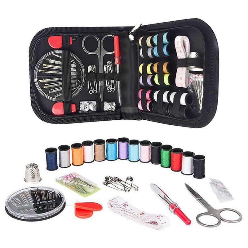 

70/132PCS Sewing Kits DIY Multi-Function Sewing Box Set Hand Bag Stitching Embroidery Thread Box DIY Tools
