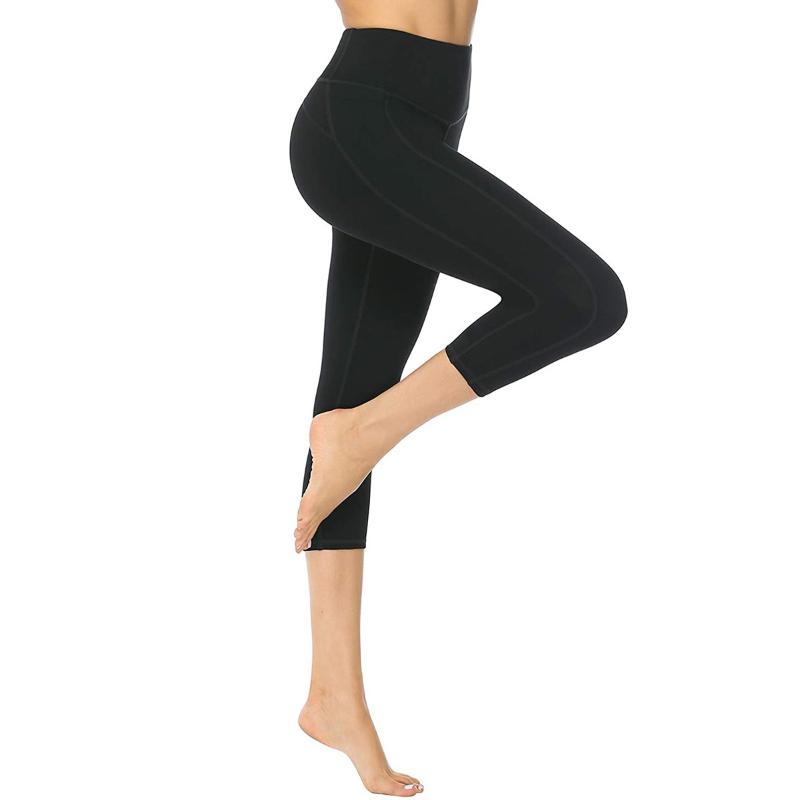 

2020 Yoga Pants Sports Fitness Pants Female Pencil Pockets Loose Trousers Ladies High Waist Trousers Sportwear, As photo shows