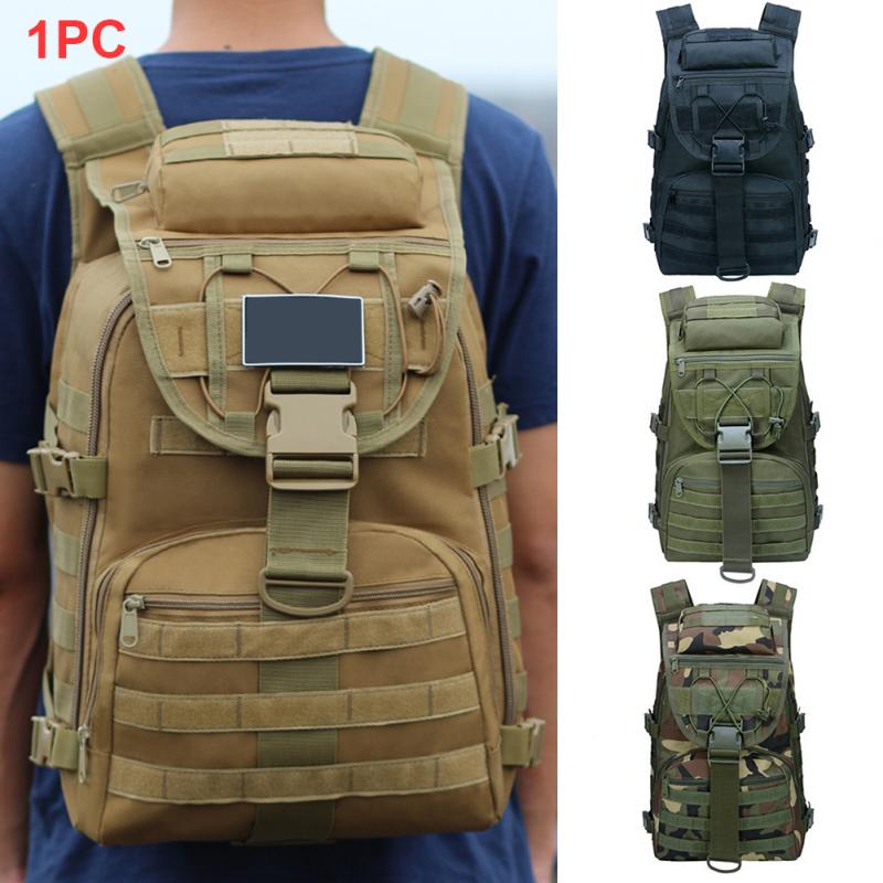 

Outdoor Hiking Rucksacks 900D Oxford Waterproof Fabric Tactical backpack Sports Camping Trekking Fishing Hunting Bags, Khaki