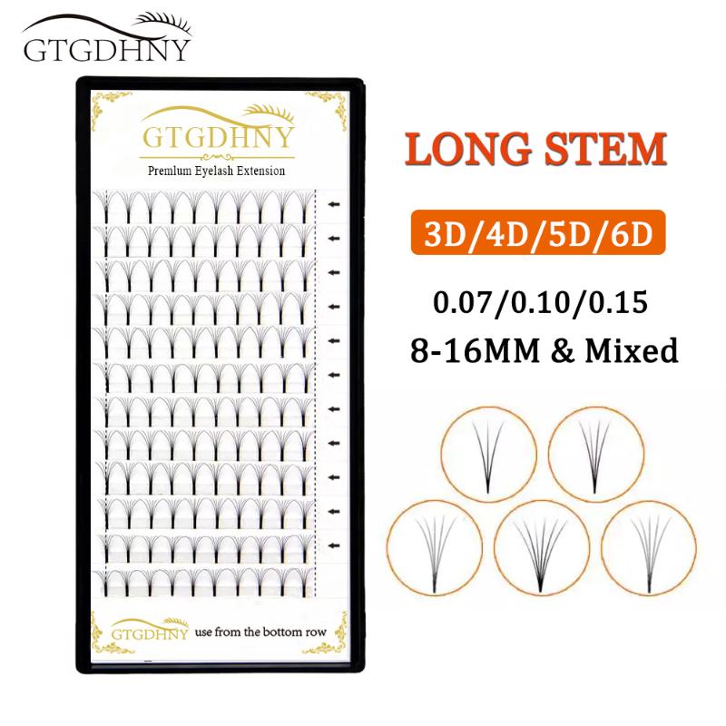 

Eyelash Vendor Premade volume Fans Heat Bonded Premade Volume Fans 3D 4D 5D 6D Russian Eyelash Extension Supplies