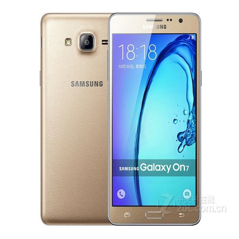

Refurbished UNLOCKED Original Samsung Galaxy On7 G6000 Dual SIM 5.5 inch Quad Core 1.5GB RAM 8GB/16GB ROM 13MP 4G LTE Mobile Cell Phone, White
