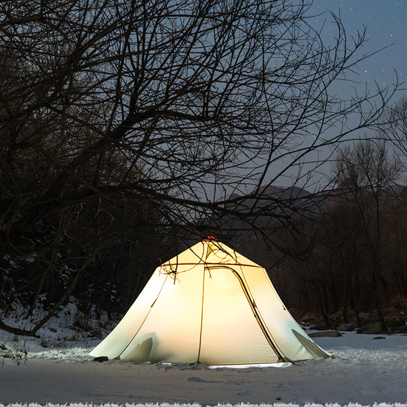 

ASTAGEAR mountain house 6 outdoor large ultralight portable Pyramid Camping family team fast Tent waterproof round roof tent