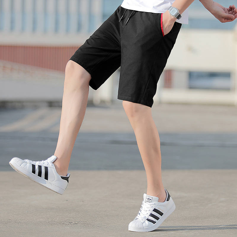 

New Shorts Men Solid Casual Soft Breathable Beach Short Pants Male Cotton Outdoor Clothing Big Size Bermudas Para Hombre, A445-9988black