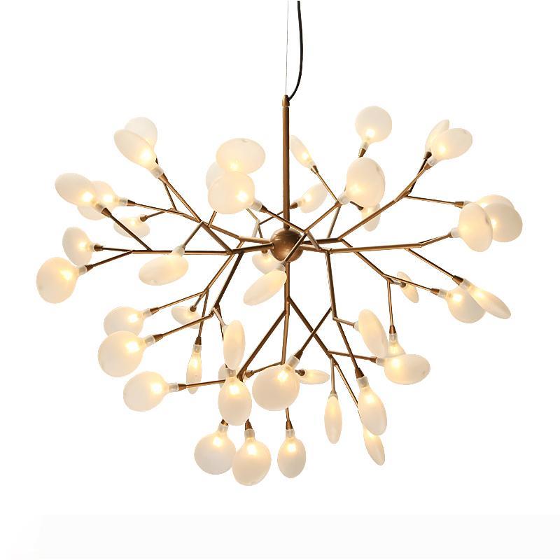

Nordic modern minimalist firefly chandelier creative living room lamp personality dining room bedroom lamp branch chandelier