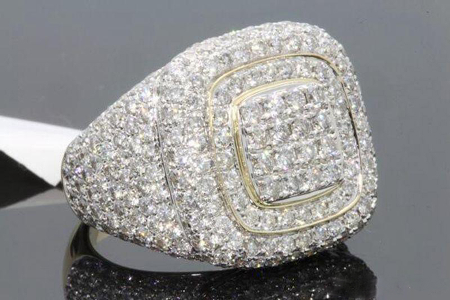 

Luxury Crystals Rhinestones Women Men Finger Rings Fashion 2020 Unisex Hiphop Rings Jewelry Accessories