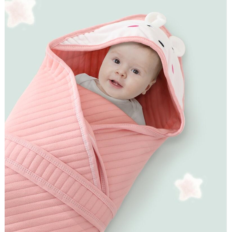 

Babies Sleeping Bags Newborn Boy Girl Cute Cartoon Swaddle Wrap Envelope Baby Blanket Swaddling Sleepsack 90*90CM, Green