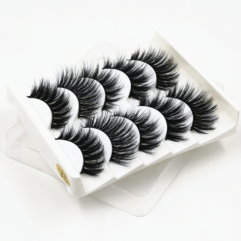 

Best eyelashes 5 pairs 3d mink lashes, Natural / thick long false eyelashes, eye lash makeup tool lash extension