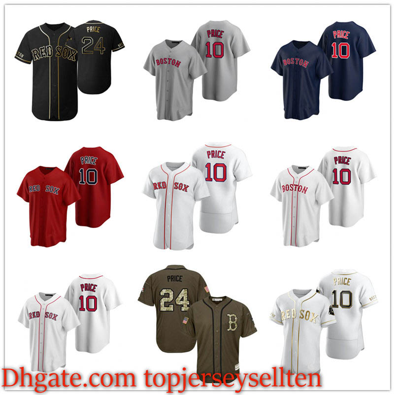 

Boston Red Sox MEN WOMEN YOUTH 10 David Price 2020 Authentic baseball Jersey, Black