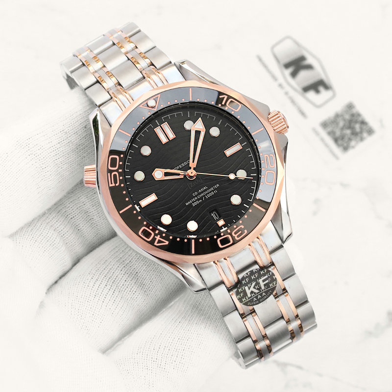 

Hot Sale Stainless Steel Mens Mechanical Automatic Men Watches 300M Diver Movement Watch Folding Watches Clasp Wristwatches Man, Screwd