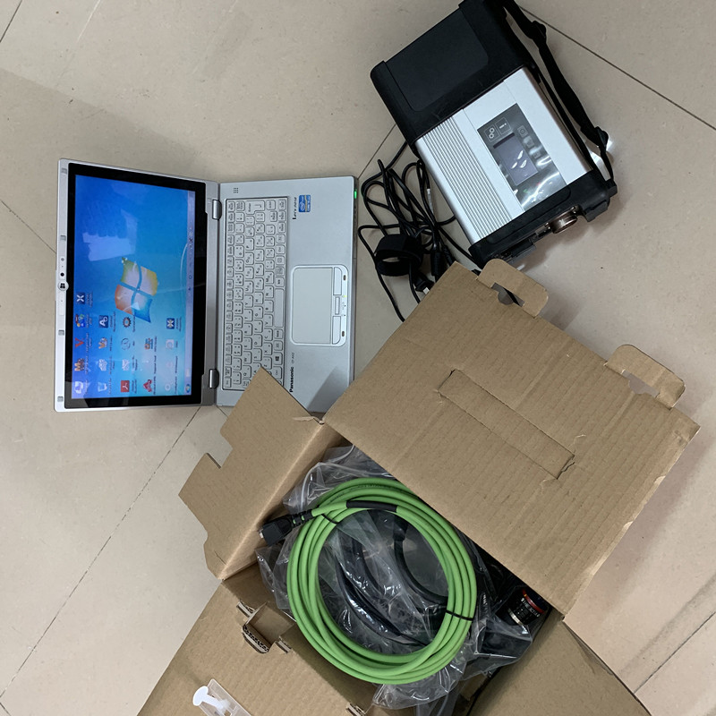 

06-2020 mb sd connect mb star c5 with laptop special function ssd in tablet cf-ax2 cpu 8gb fast speed ready to work