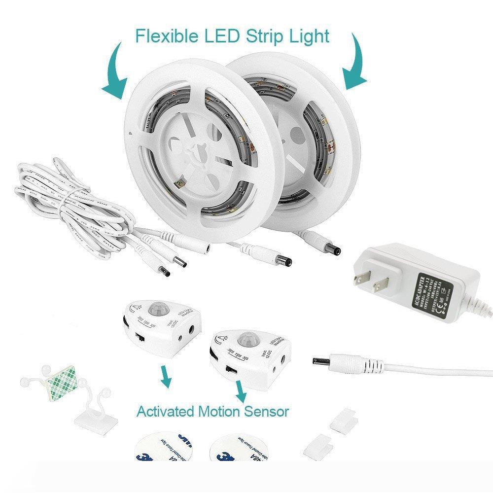 

LED Lights with Smart Body Sensor Cabinet Bed Lights with Induction Lamp