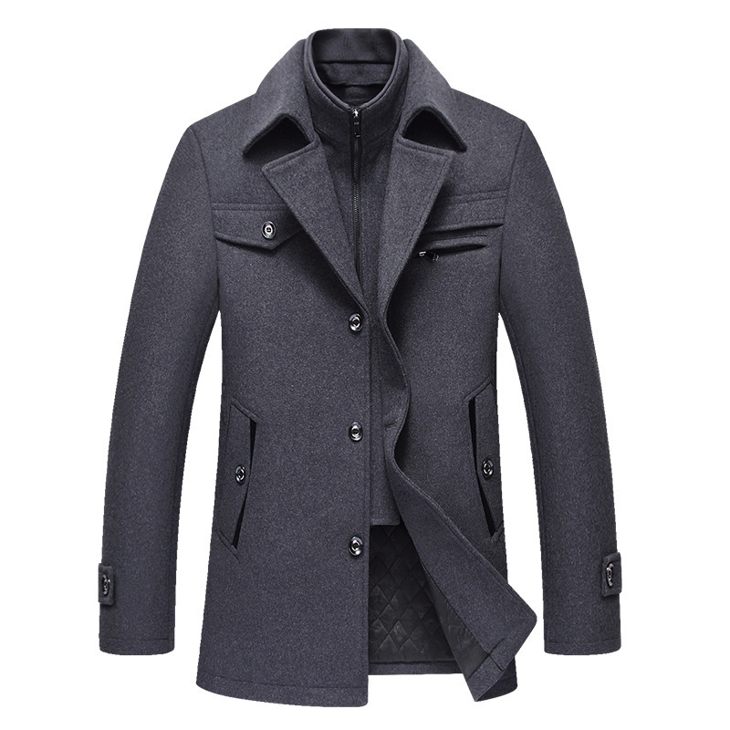 

Woolen Coat for Men, High-quality Wool Coat, Cashmere Jacket for Men, High-quality Cashmere Coat, Wool Coat Men, Black