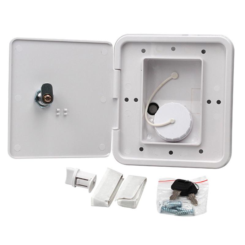 

Controllable Dish Hatch Lock Square Professional Universal Easy Install RV Water Inlet Gravity City Integrated Fill Leakproof