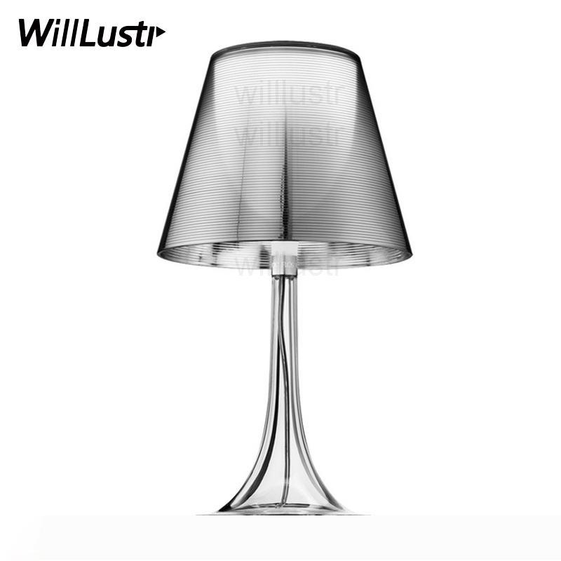 

modern miss transparent table lamp modern light living room bedroom table lighting desk light multi color bedside sofa side reading lights