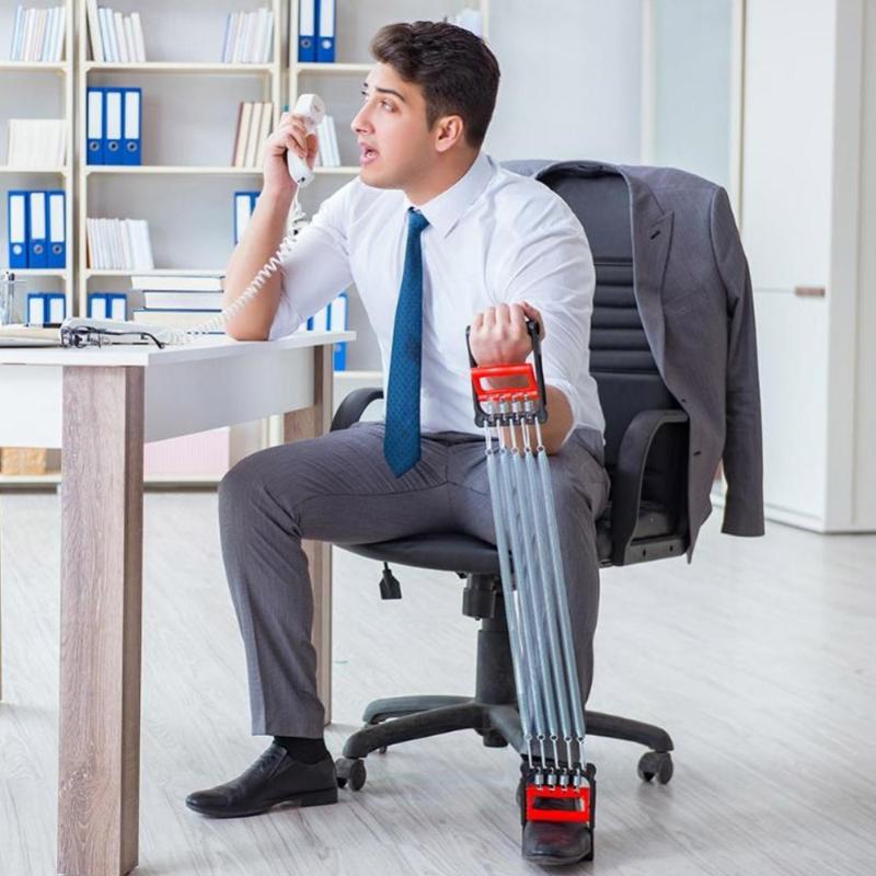 

Portable Supply Chest Expander Sport Puller Exercise Fitness Strength Exercise Resistance Elastic 5 Spring Resistance Bands