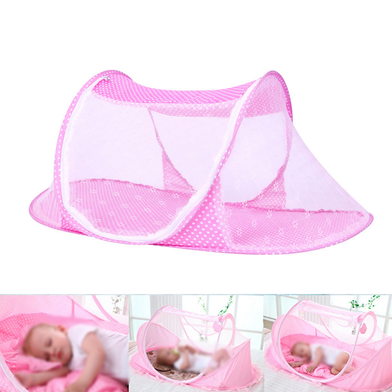 

Baby Nedding Crib Netting Portable Foldable Mosquito Nets Cradle Bed for 0-2 Years Old Infant Kids Children