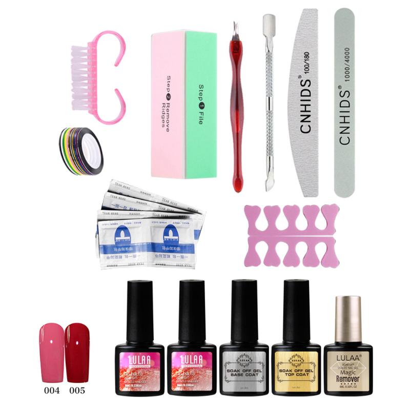 

Acrylic Nail Kit For Beginners Household Nail Salon Polish Polishing Tool Diy Set Family Salon 40ml Gel Polish Set