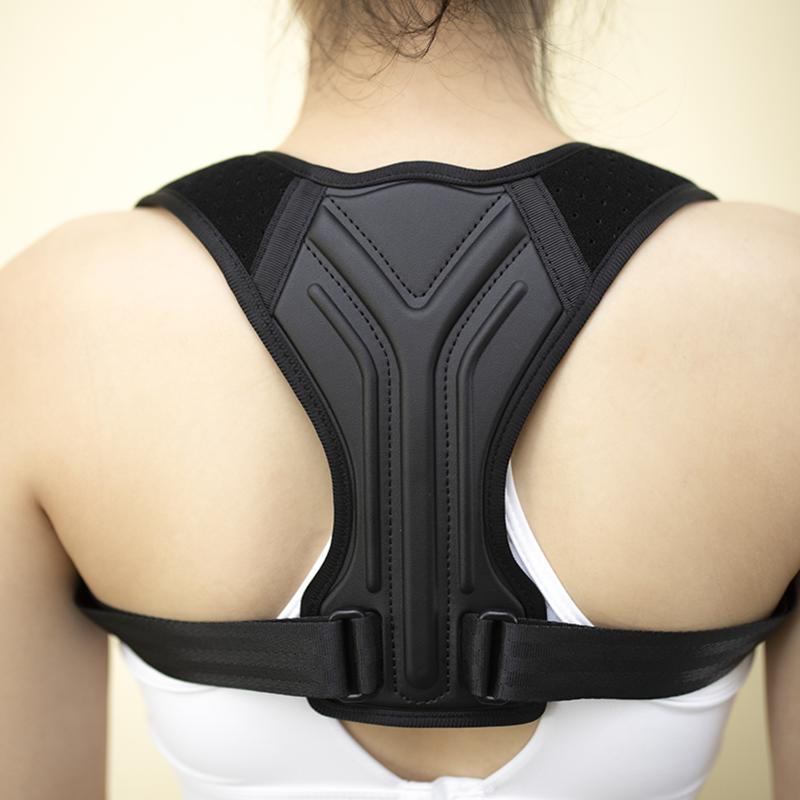 

Posture Corrector Back Brace Adjustable Posture Brace for Upper Back Shoulder Pain Relief Trainer Spine Support, Violet