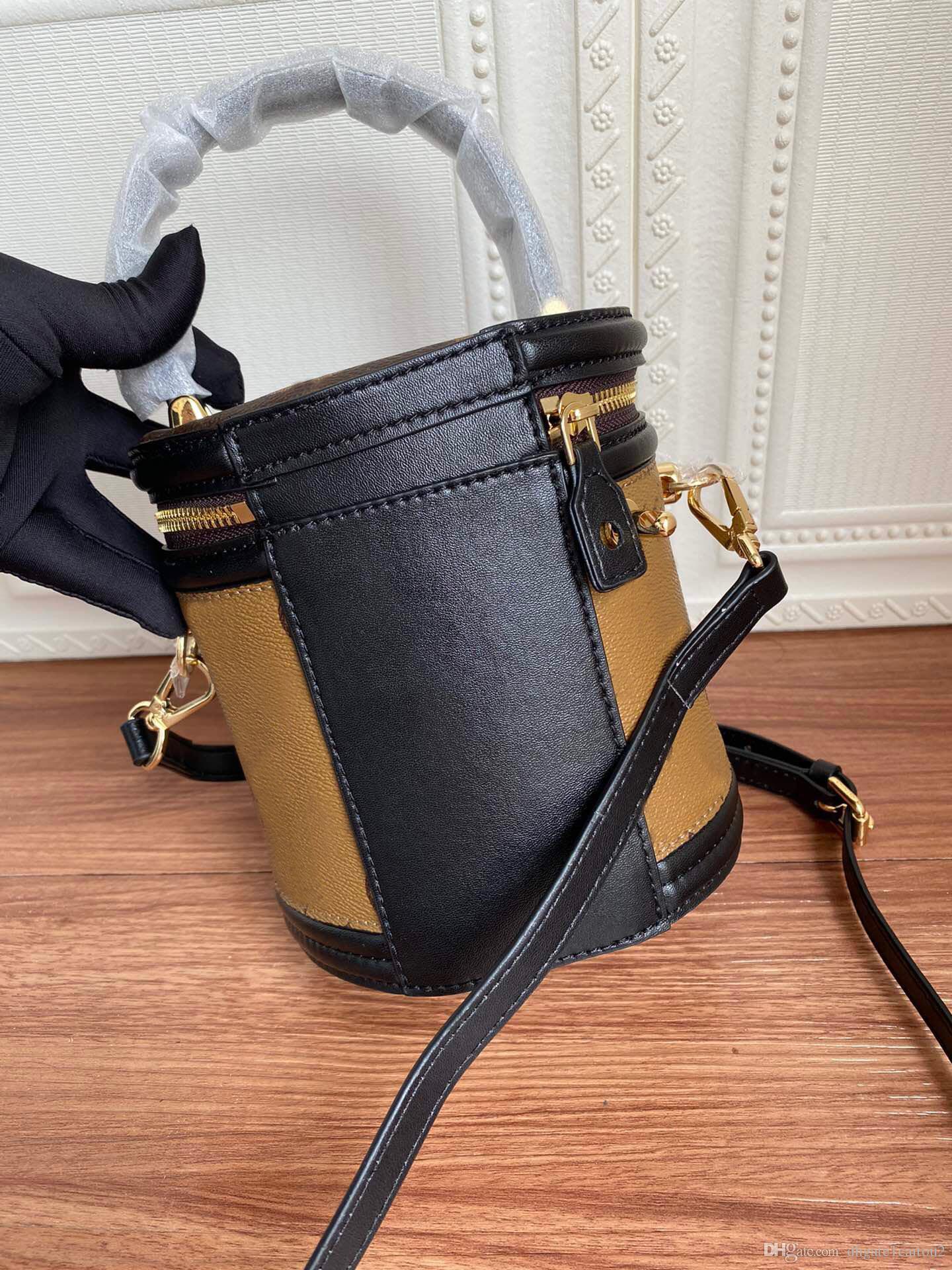 

2020 New Products Women's Designer Handbags Leather Fashion Top Quality Cannes Cosmetic Case Bucket Bag Fashion Shoulder Bag, M43986