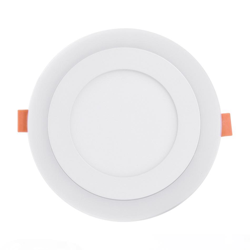 

Ultra-thin Panel Light Two-color Round Embedded Installation For Living Room, Kitchen, Office Led Lamp Home Decoration 18W