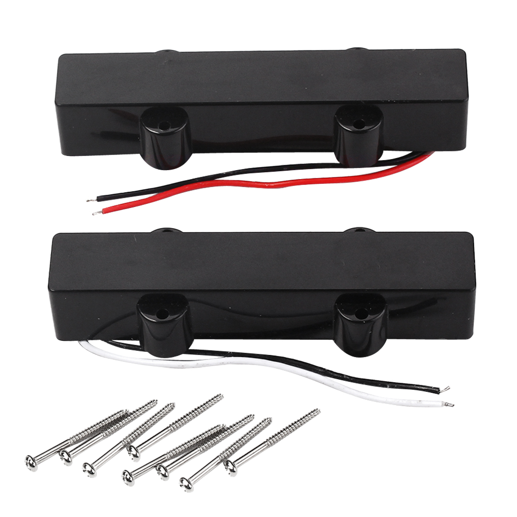 

2 Pieces 5 Strings Electric Bass Pickups with Screws Set