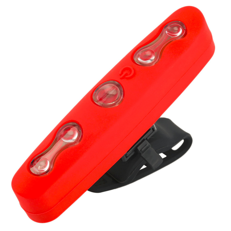 

Bike Bicycle light 5 LED Taillight Powered by Battery Rear Tail Safety Warning Cycling light Portable Flash Super Bright