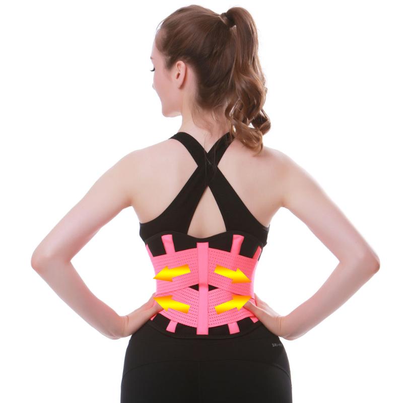 

Women Body Shaper Sports Slimming Belt Firm Control Lumbar Trainer Girdles Waist Cincher Corset Modeling Abdominal Belly Trimmer, Yellow