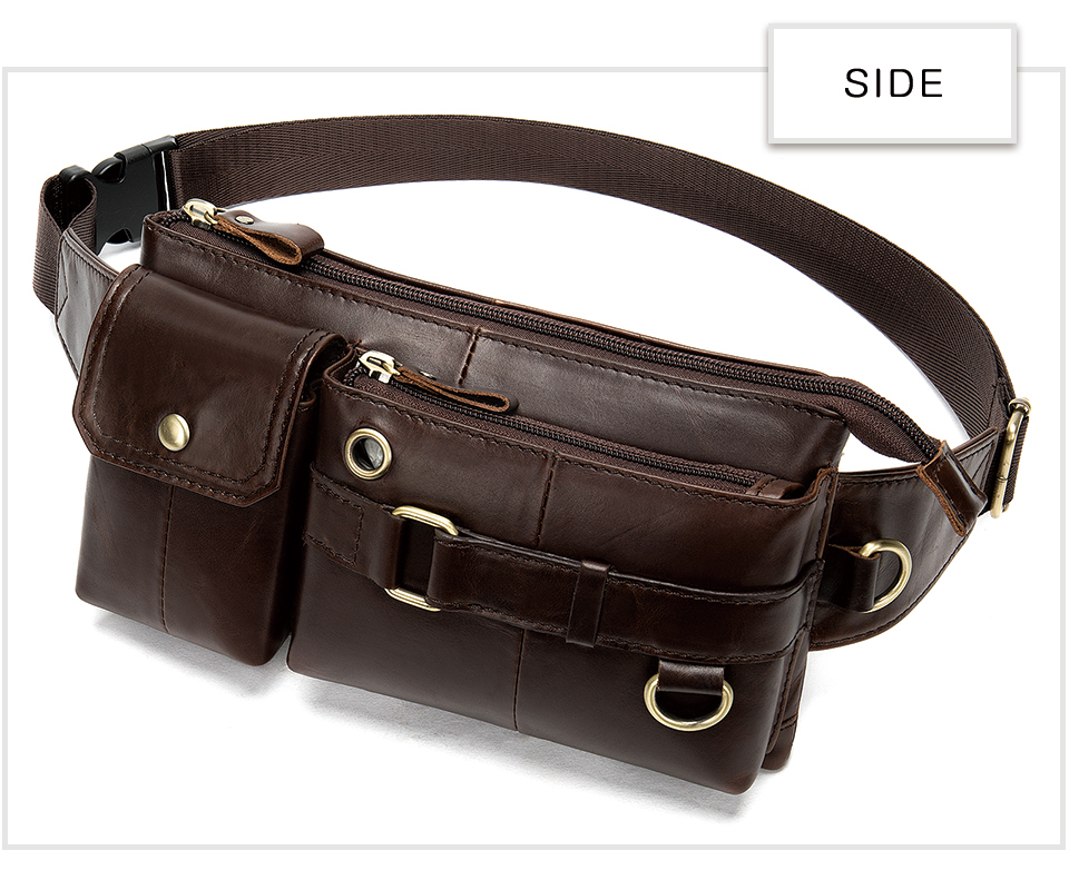 waist bag leather man