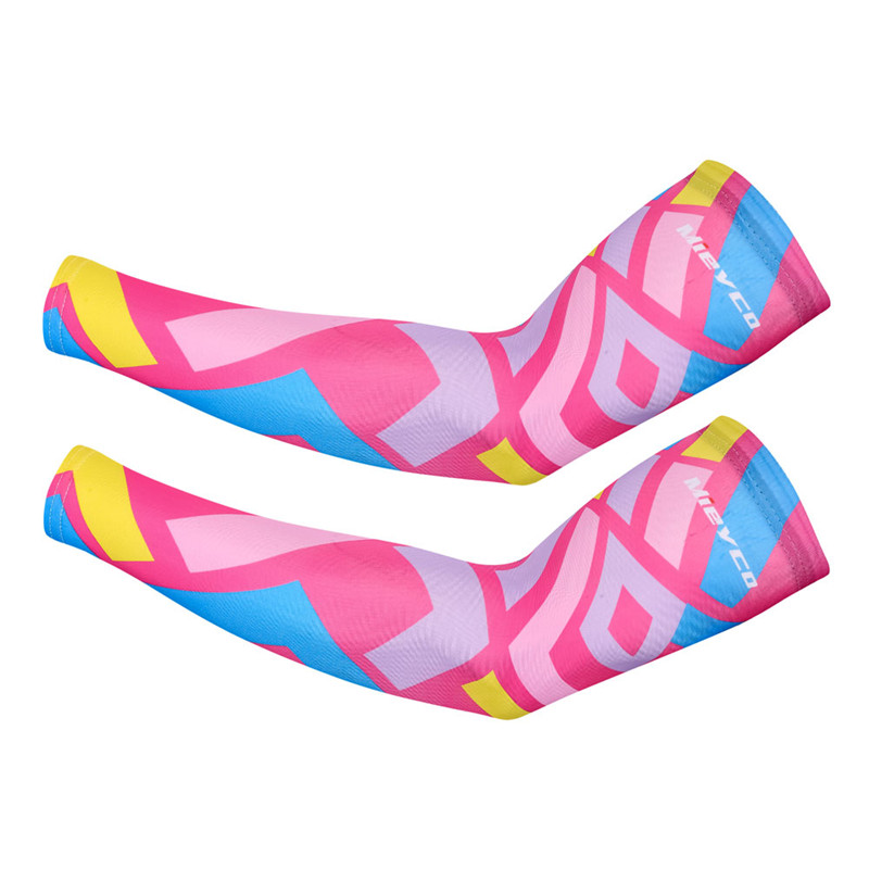 

Mieyco Quick Dry UV Protection Running Cycling Arm Sleeve Outdoor Sports Elbow Pad Sunscreen Cycling Arm Warmers, Light yellow