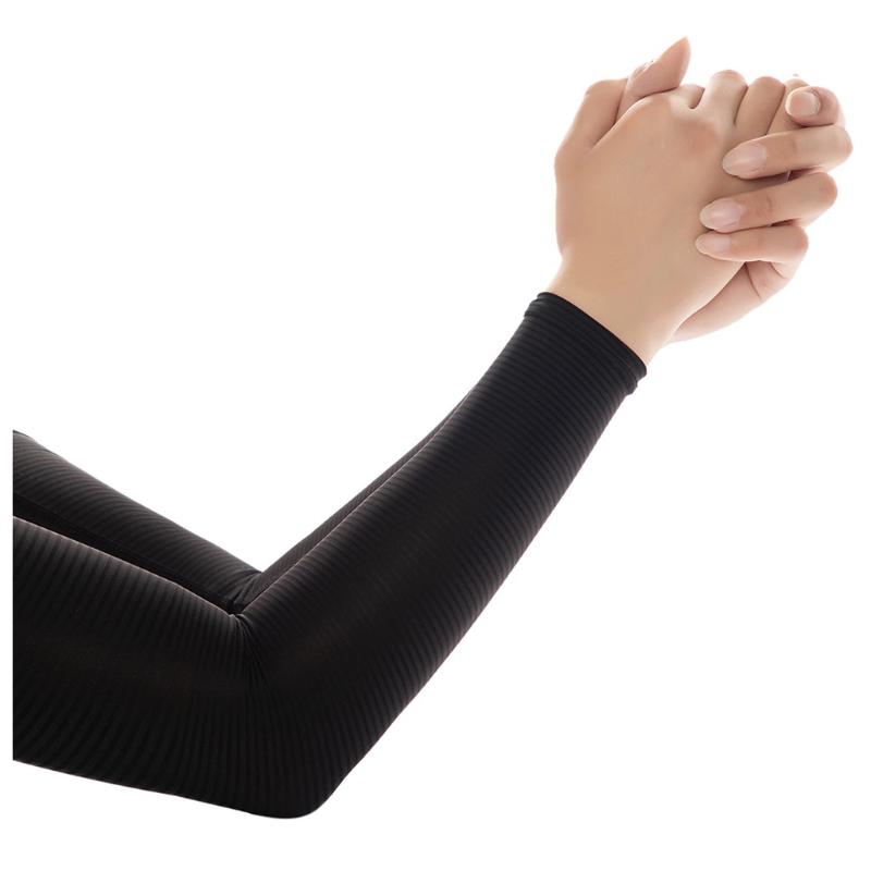 

Arm Sleeves Sun UV Protection Unisex Summer Ice Sleeve Breathable Sunscreen Cooling Mosquito Repellent Arm Sleeves Women Men, White