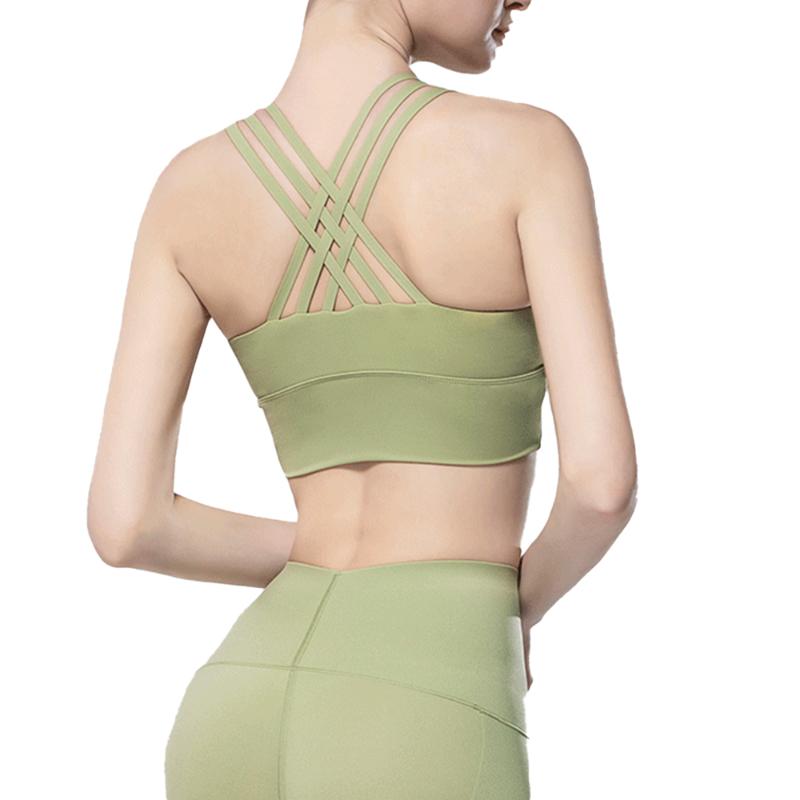 

Women Bralette Push Up Sports Bra Workout Sport Top Crop High Impact Fitness Wear for Yoga Gym Brassiere Sports Wear MVSYO, Black sports bra