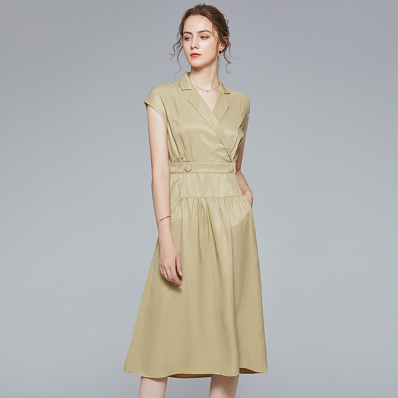 

women floral dresses 2020 summer champagne slim fit pleated long casual sexy office work beach boho plus size dress elegant, Black;gray