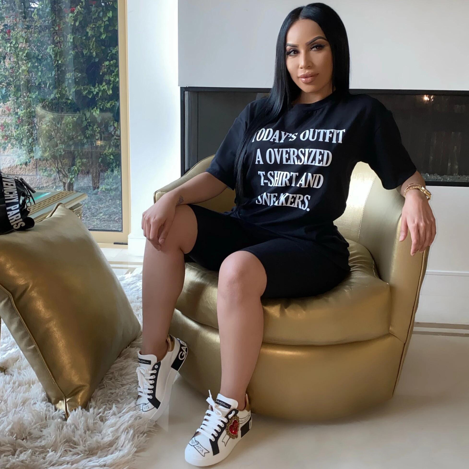 

Women Tshirts +shorts Fashion Clothing Set Summer Letter Printed Two Pieces Womens Sport Style Loose Clothing Suits, White
