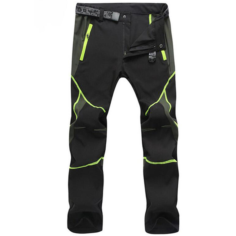 

Outdoor Sports Ultra-thin Stretch Pant Men Women Summer Quick-drying Trousers Slim Camping & Hiking Pants Fashion Couple Trouser, Men black